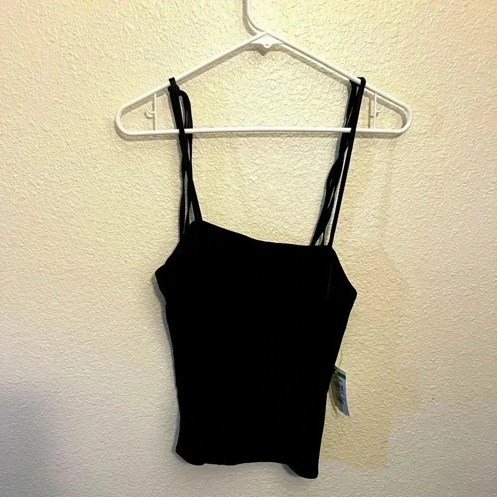 Top shop black tank top size 4 NWT